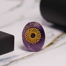 Amethyst Pebble – Crown Chakra Symbol (Sahasrara)