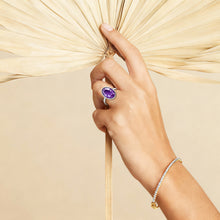 Amethyst Finger Ring
