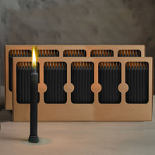 Premium Black Candles (1 Set = 10 Candles)