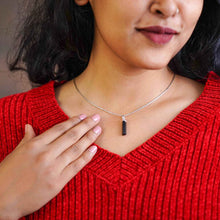 Black Tourmaline Polished Pendant (1 inch)