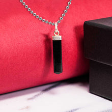 Black Tourmaline Polished Pendant (1 inch)