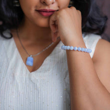 Blue Lace Agate Bracelet (8 mm)