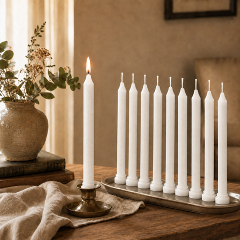 White Candle(1 Set = 10 Candles)
