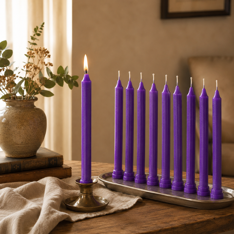 Voilet Candle(1 Set = 10 Candles)