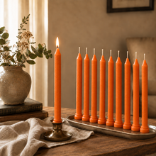 Orange Candles (1 Set = 10 Candles)