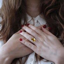 Citrine Finger Ring
