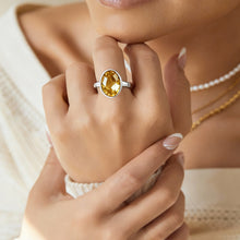Citrine Finger Ring