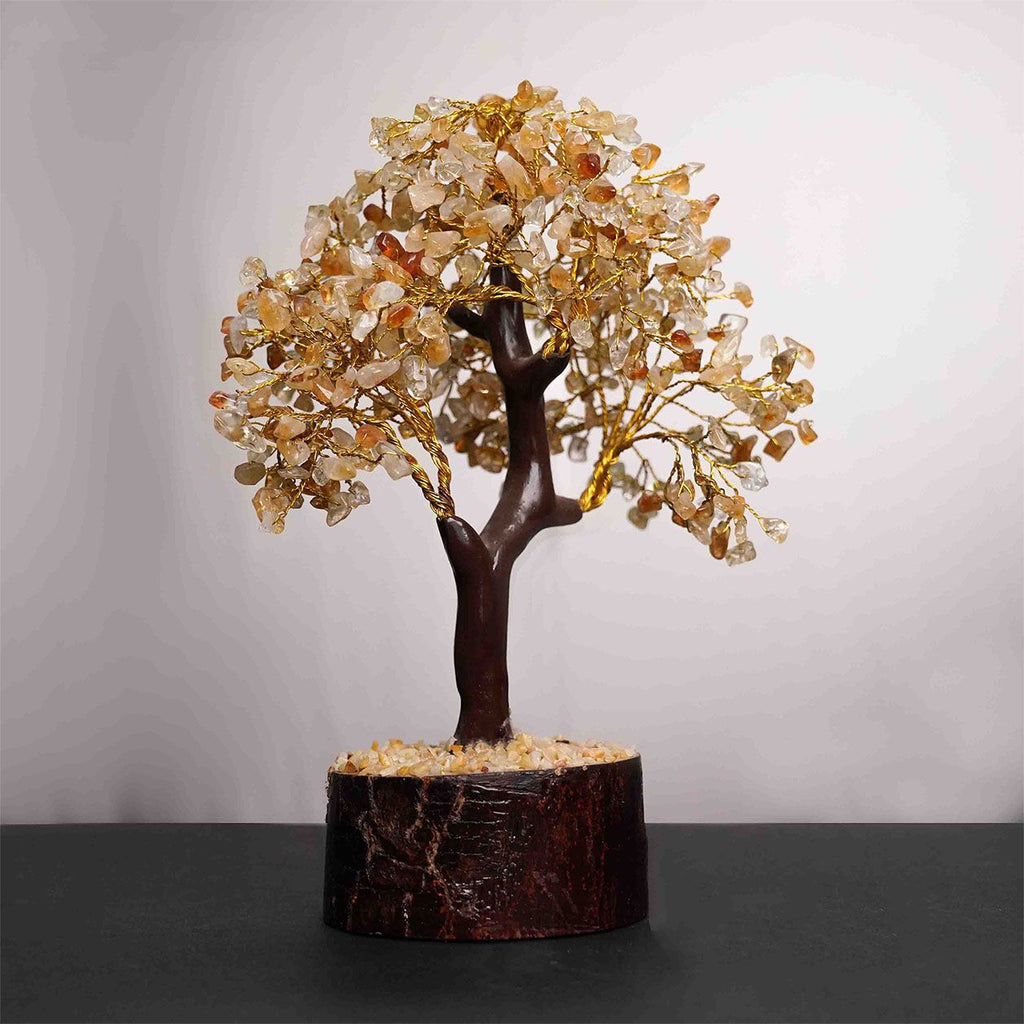 citrine bonsai crystal tree Citrine Crystal Tree of Abundance