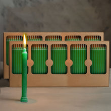 Premium Green Candles (1 Set = 10 Candles)