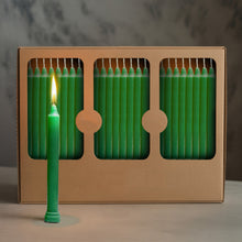 Premium Green Candles (1 Set = 10 Candles)