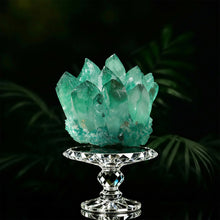 Green Aventurine Family Cluster
