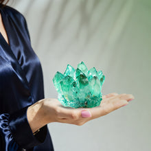 Green Aventurine Family Cluster