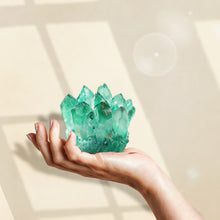 Green Aventurine Family Cluster