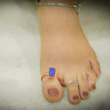 Lapis Toe Ring (Pair of 2)