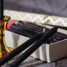 Premium Black Candles (1 Set = 10 Candles)