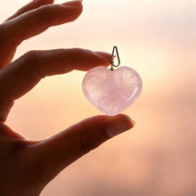 Rose Quartz Heart Shaped Pendant
