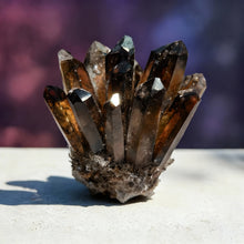 Smoky Quartz Family Cluster