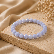 Blue Lace Agate Bracelet (8 mm)