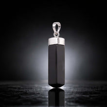 Black Tourmaline Polished Pendant (1 inch)