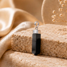 Black Tourmaline Polished Pendant (1 inch)