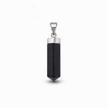 Black Tourmaline Polished Pendant (1 inch)