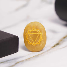 Yellow Aventurine Pebble – Solar Plexus Chakra Symbol (Manipura)