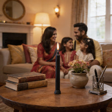 Premium Black Candles (1 Set = 10 Candles)