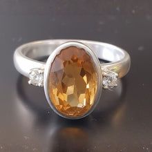 Amber Bracelate & Citrine Ring