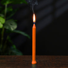 Orange Candles (1 Set = 10 Candles)