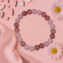 Rose quartz & Rhodochrosite Bracelet