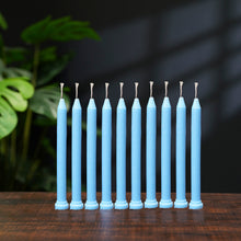 Sky Blue Candle(1 Set = 10 Candles)